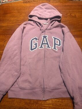 GAP Mauve Zip-Up Hoodie Jacket